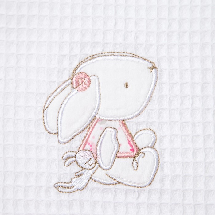 Полотенце вафельное "Этелька" Друзья 82х82 см, цвет бежевый 100% хл, 260 гр/м2