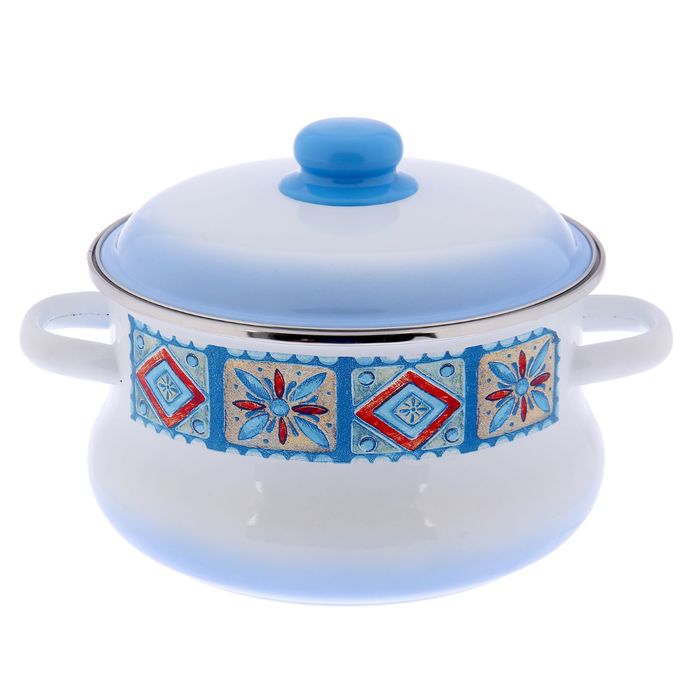 Кастрюля-тор 4 л "Рондо", цвет белый