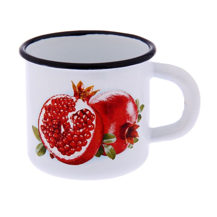 Кружка 250 мл "Гранат", цвет белый