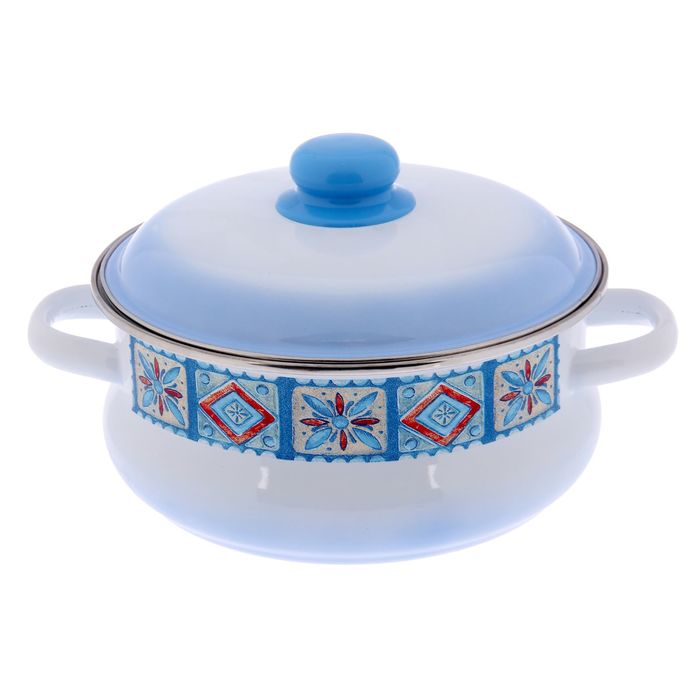 Кастрюля-тор 3 л "Рондо", цвет белый