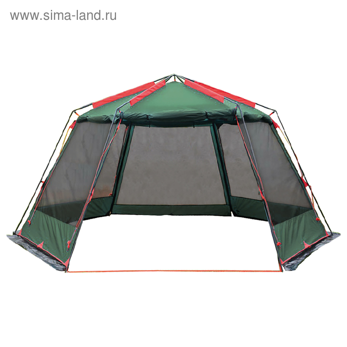 палатка серия casmping dome 4 зелёная 4 местная Палатка, серия Casmping Highland, зелёная