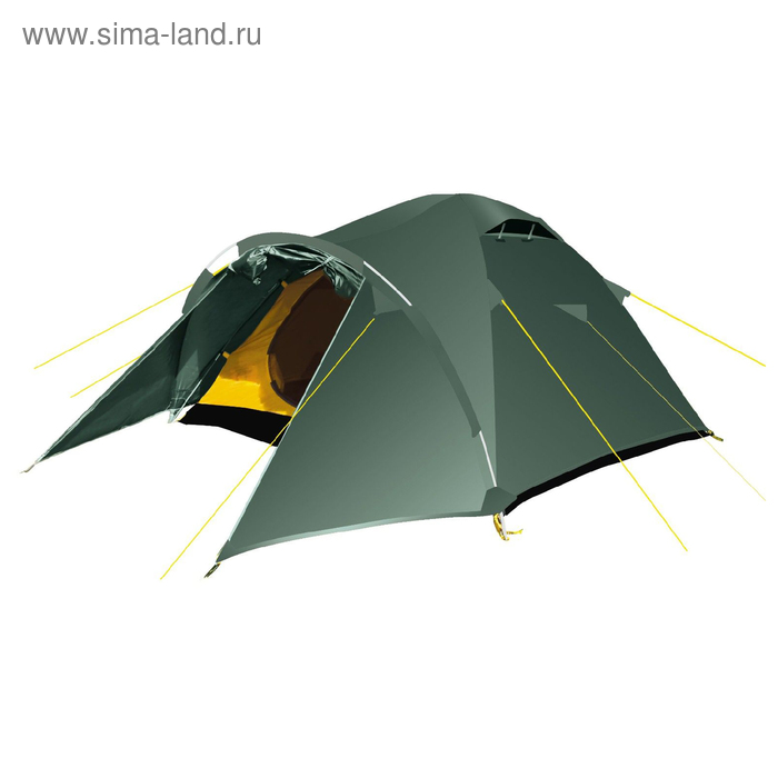 Палатка, серия Trekking Challenge 2, зелёная, 2-местная