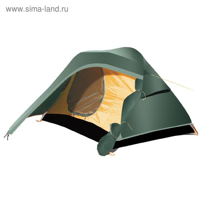 Палатка, серия Trekking Micro, зелёная, 2-местная