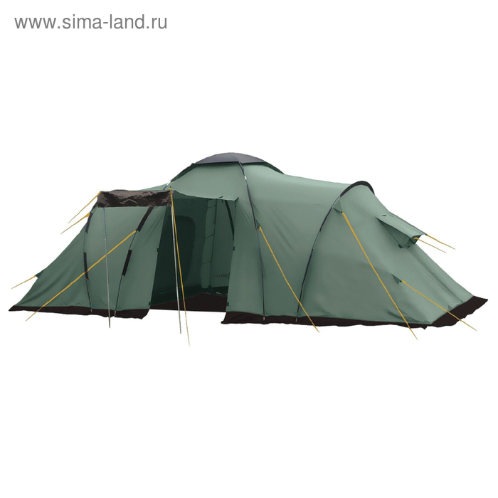 Палатка, серия Casmping Ruswell 6, зелёная, 6-местная палатка серия casmping ruswell 6 зелёная 6 местная