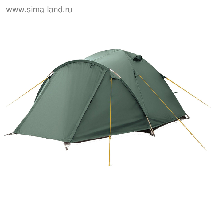 палатка серия trekking cloud 3 зелёная 3 местная Палатка серия Outdoor line Canio 3, 3-местная, зелёная