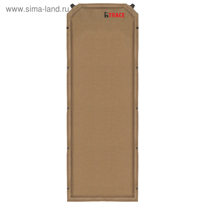 ковер самонадувающийся warm pad 5 190х60х5 см btrace коричневый Ковер самонадувающийся Warm Pad 7,190х63х7 см, кнопки