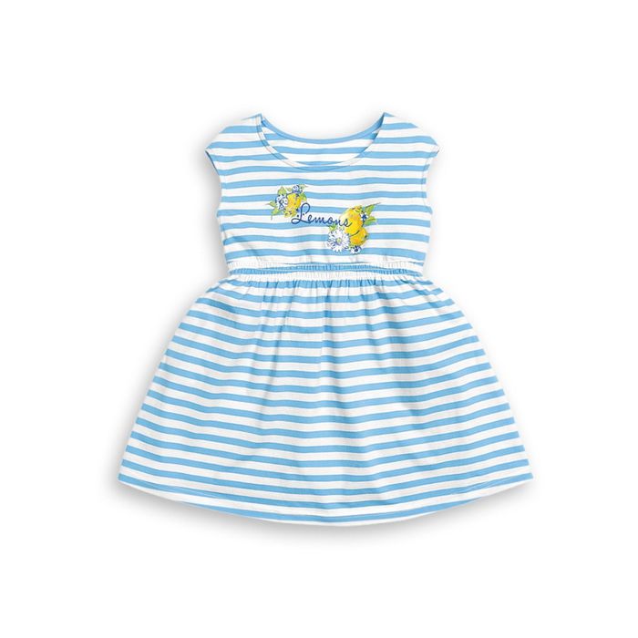 Платье для девочки, рост 98 см, цвет голубой