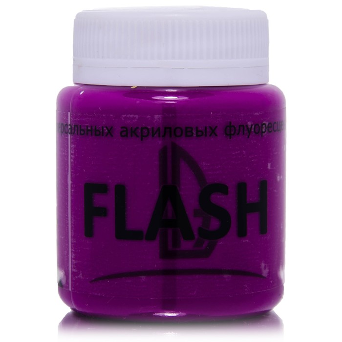 Краска акриловая Fluo 80 мл LUXART LuxFlash фиолетовый флуоресцентный S2V80
