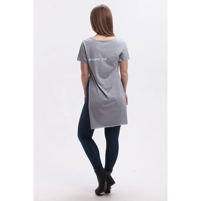 Туника женская М-276-02 цвет меланж, р-р 52