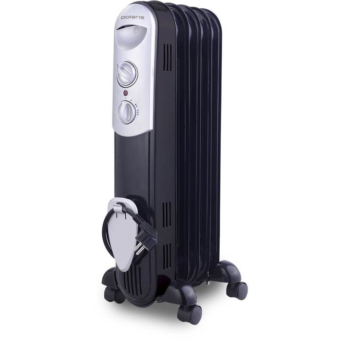 Обогреватель Polaris CR 0512B, масляный, 1200 Вт, чёрный