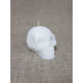 

Свеча «Череп», белый, ручная работа