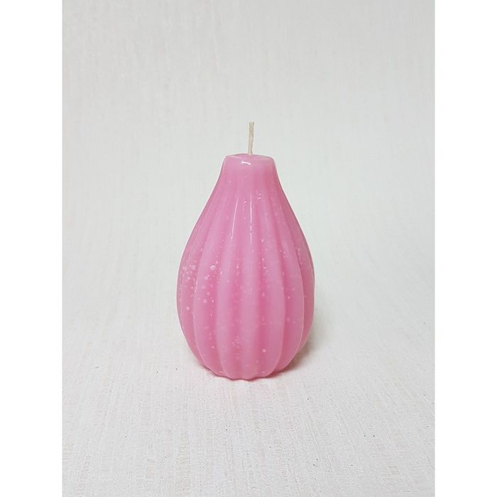Свеча "Ручная работа" Интерьерная "Луковица малая" 70*110 Розовая