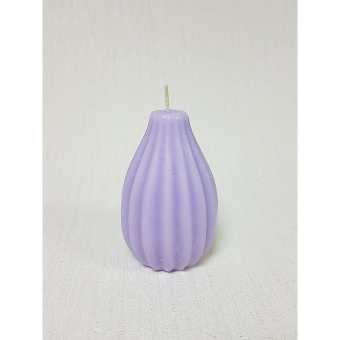 Свеча "Ручная работа" Интерьерная "Луковица малая" 70*110 Сиреневая