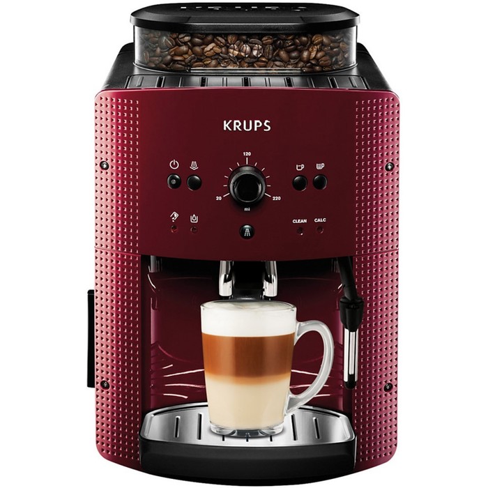 Кофемашина Krups EA810770, 1450Вт красная/чёрная