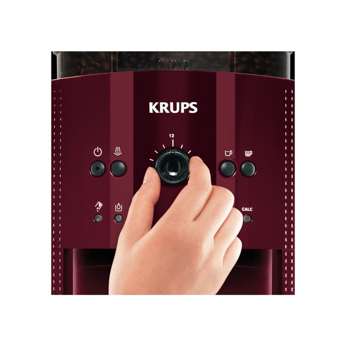 Кофемашина Krups EA810770, 1450Вт красная/чёрная