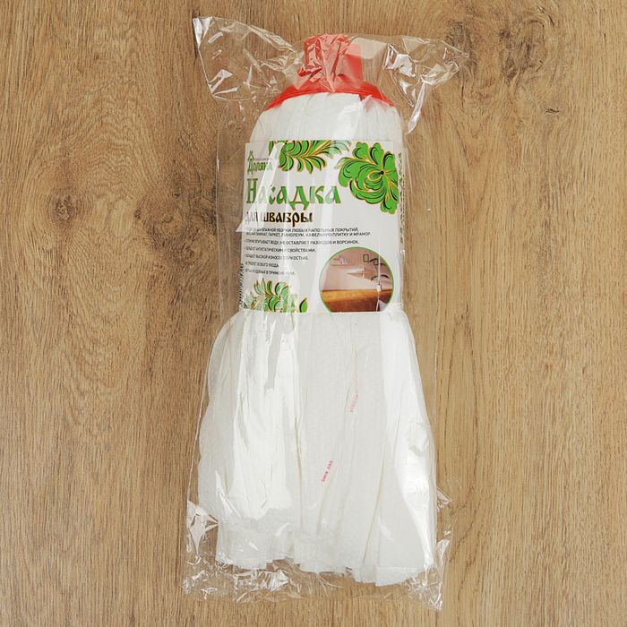 Насадка для швабры ленточная d=2,5 см, вискоза 100 гр