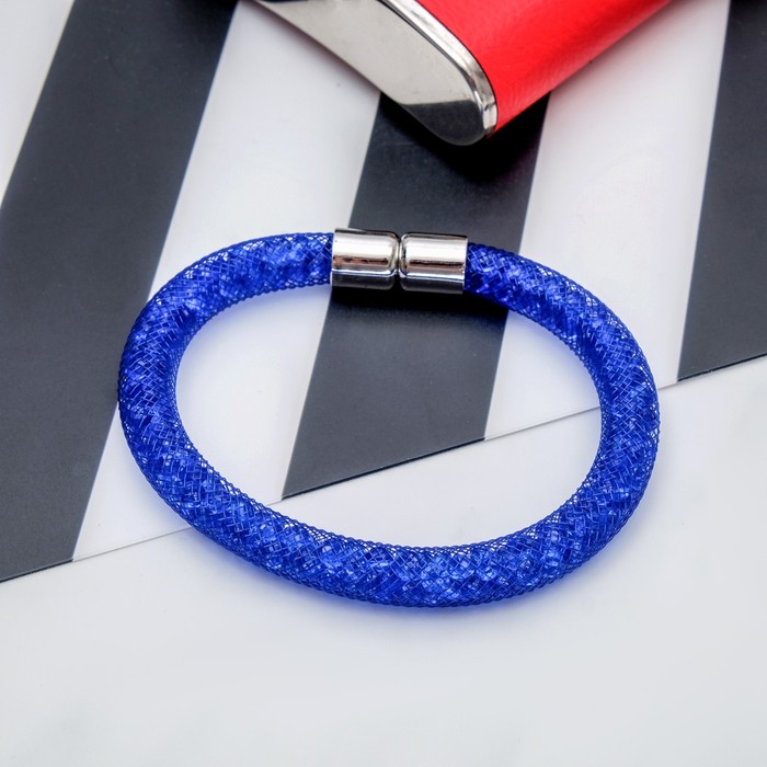 Браслет со стразами "Стардаст" стиль, цвет синий