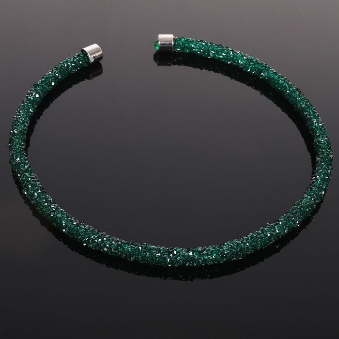 Колье "Шанталь", цвет изумрудный