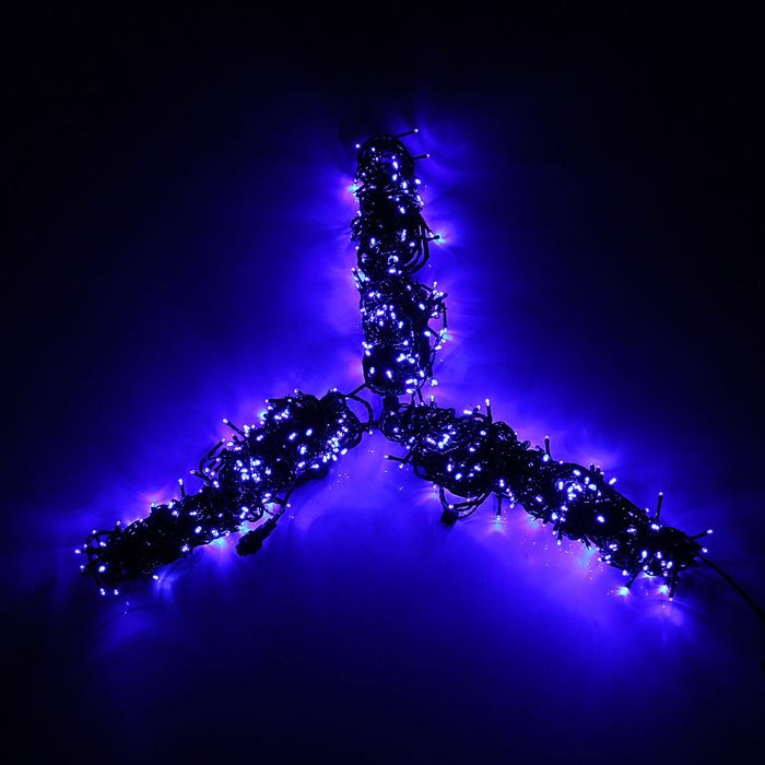 Гирлянда "Клип лайт(Спайдер)" улич. УМС, 3х20 м, Н.Т., LED-600-24В, контр. 8 р.,СИНИЙ УЦЕНКА