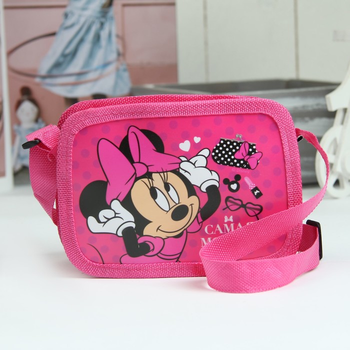Сумочка детская "Самая модная", Минни Маус, 16 х 11.5 см