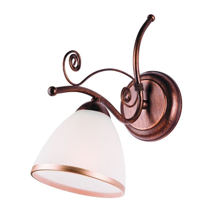 Бра "Терро" 1 лампа Е27 60Вт коричневый 25х25х30см