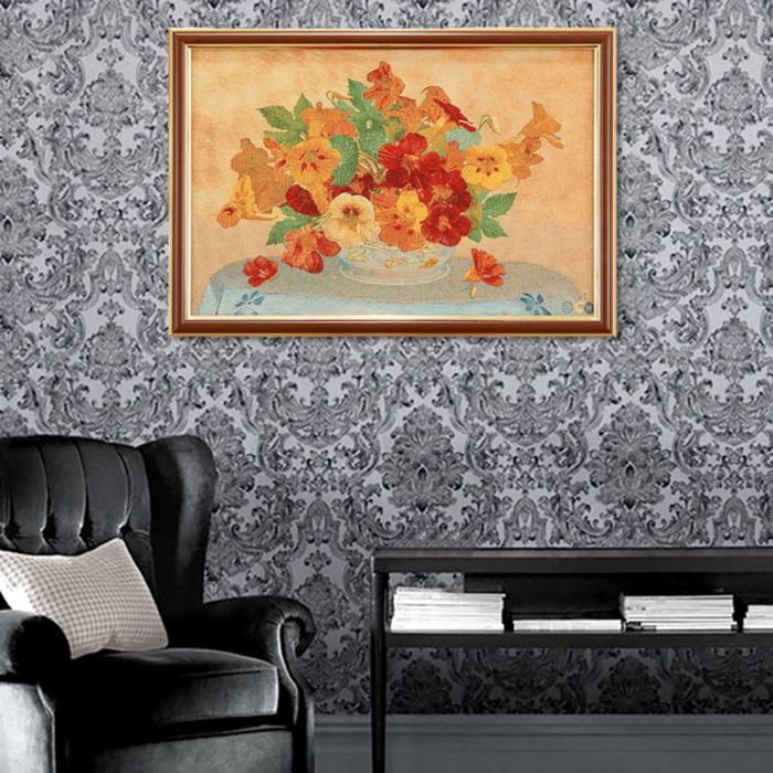 Гобеленовая картина "Настурция"