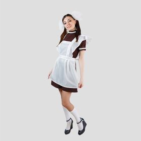 

Костюм "Отличница", платье, фартук атлас, банты 2 шт, размер 46-48
