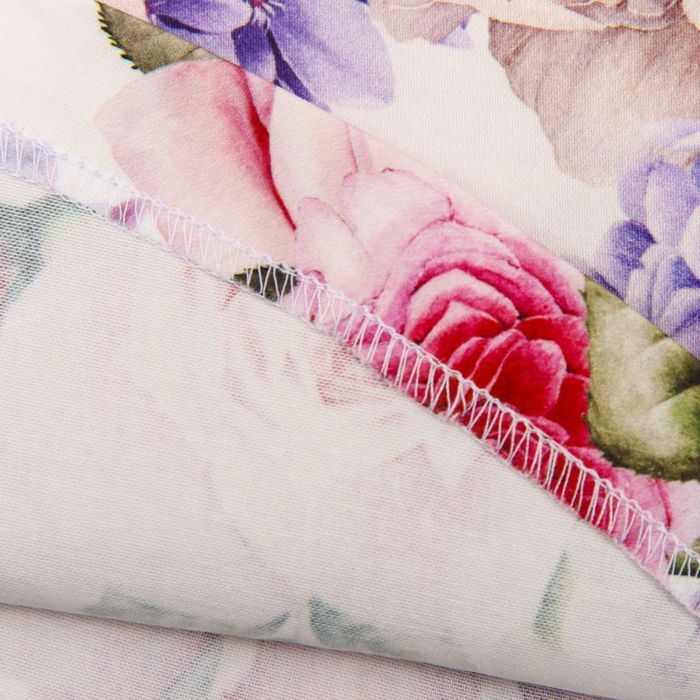 Платье для девочки family look разноцветное, р-р 36, рост 122 см