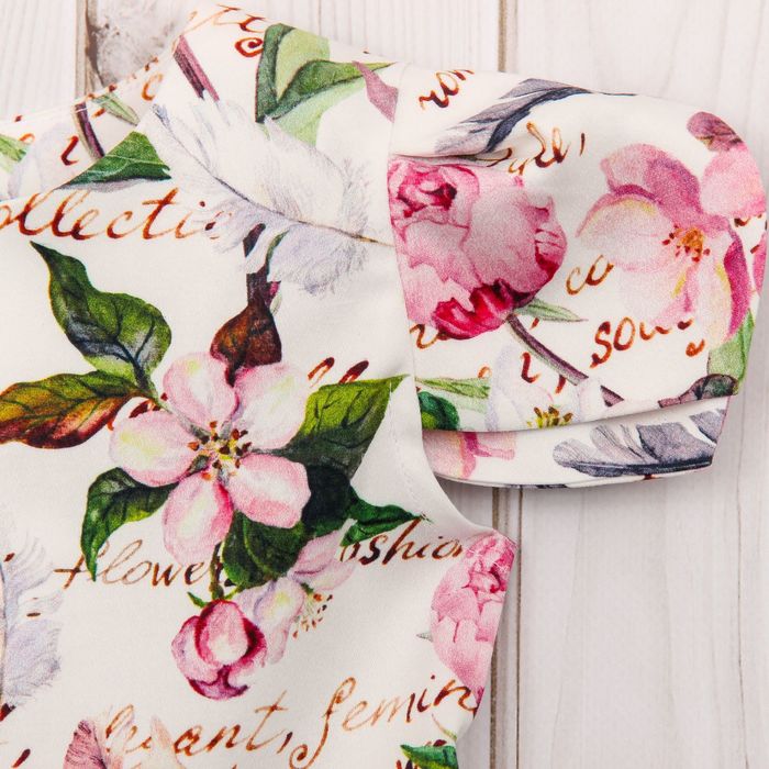 Платье для девочки family look разноцветное, р-р 30, рост 104 см