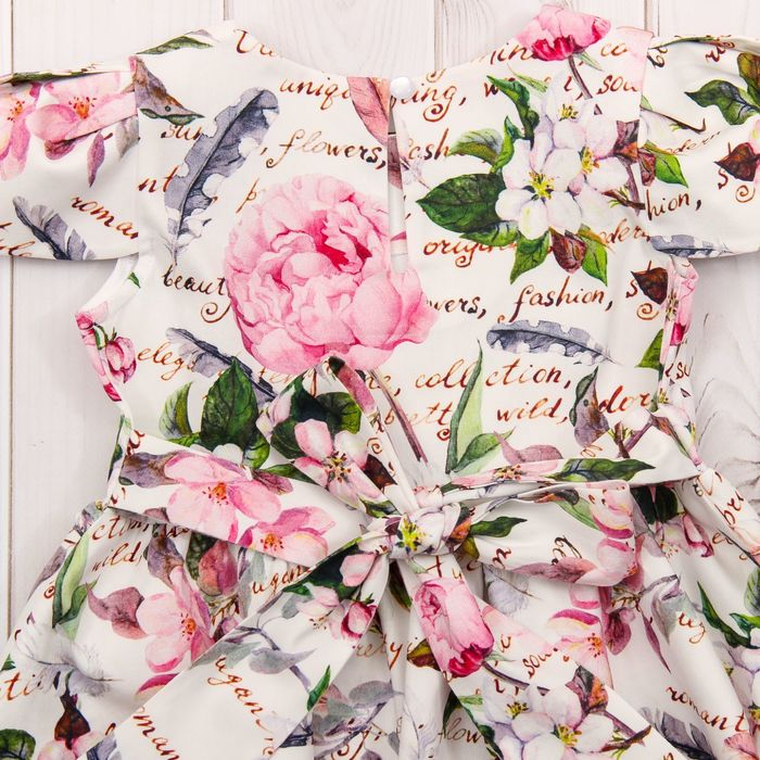 Платье для девочки family look разноцветное, р-р 30, рост 104 см