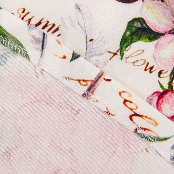 Платье для девочки family look разноцветное, р-р 32, рост 110 см