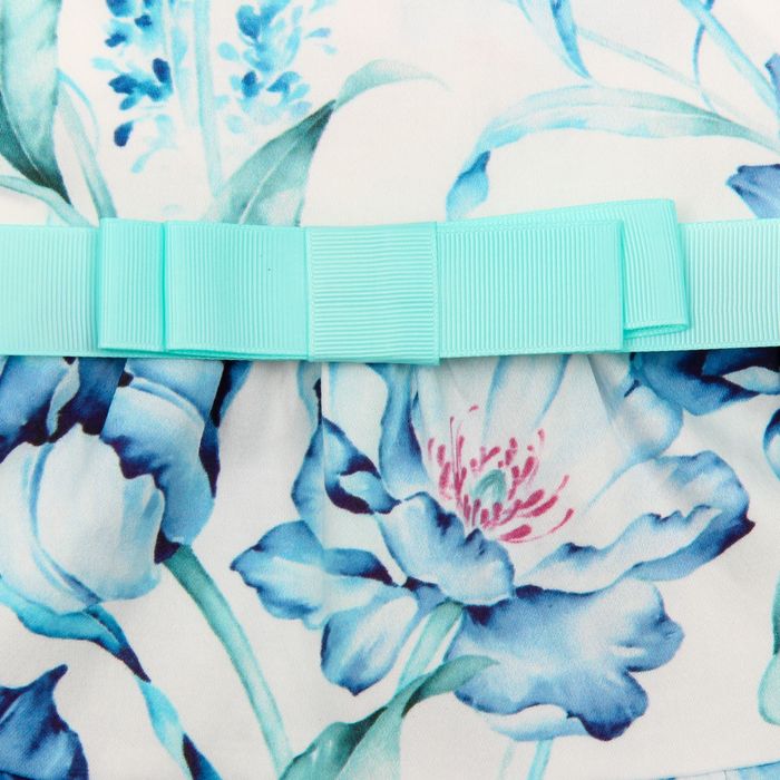 Платье для девочки family look цвет белый, р-р 28, рост 98 см