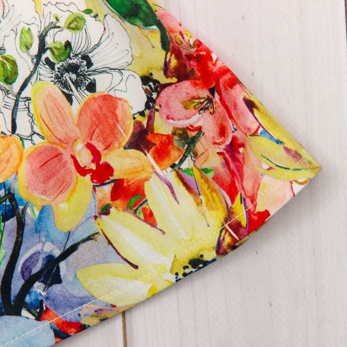 Платье для девочки family look разноцветное, р-р 30, рост 104 см