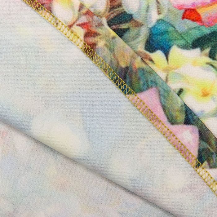 Платье для девочки family look разноцветное, р-р 28, рост 98 см