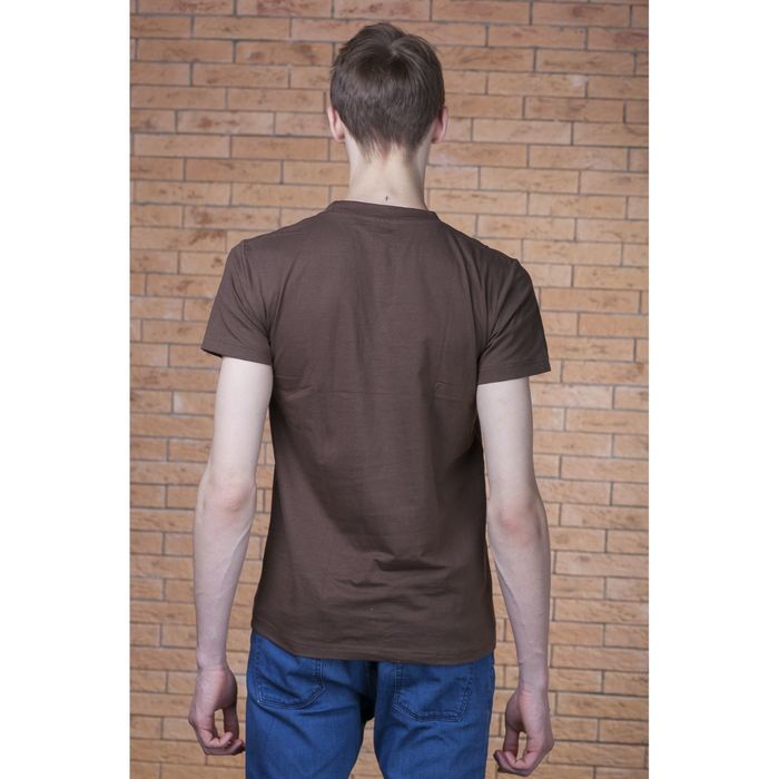 Футболка мужская трикотажная "Мужик 100%", р-р M (46)