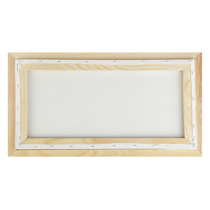 Холст на подрамнике хлопок 100% акриловый грунт 2*30*60 см среднезернистый, 380г/м² +рама Школа Художников