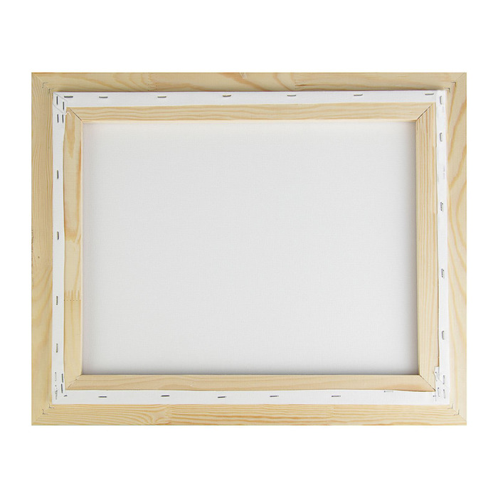 Холст на подрамнике хлопок 100% акриловый грунт 2*40*50 см среднезернистый, 380г/м² +рама Школа Художников