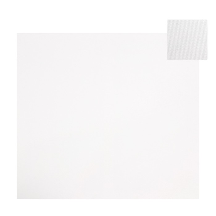 Холст на подрамнике хлопок 100% акриловый грунт 2*50*60 см среднезернистый, 380г/м² +рама Школа Художников