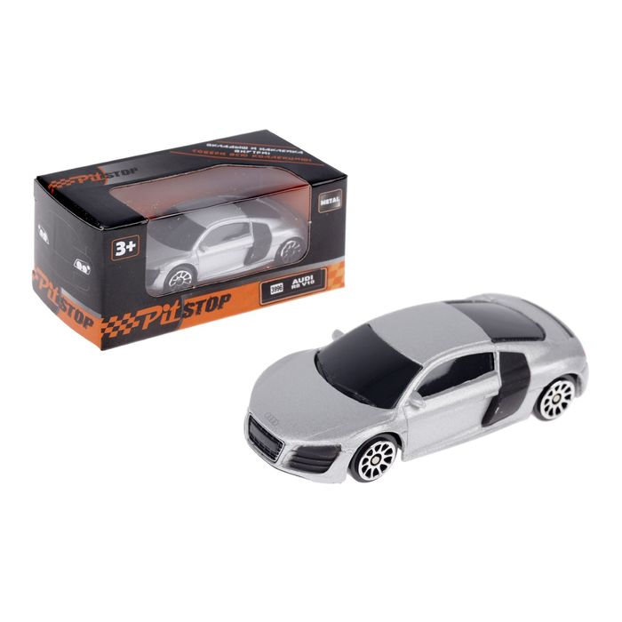 Машина металлическая Audi R8 V10, масштаб 1:64