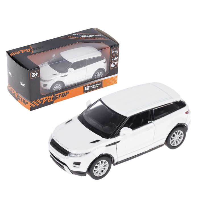 Машина инерционная "Land Rover Range Rover Evoque", белая, 1:32