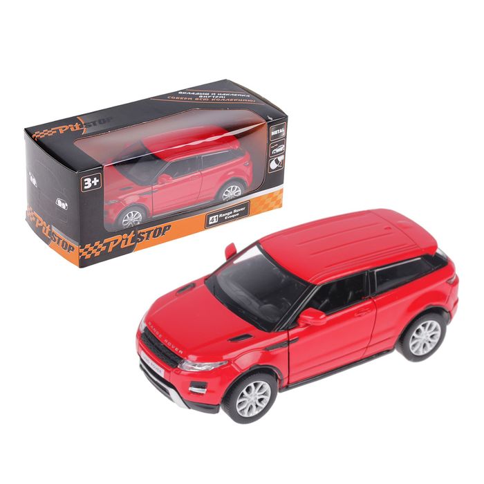 Машина инерционная "Land Rover Range Rover Evoque", красная, 1:32