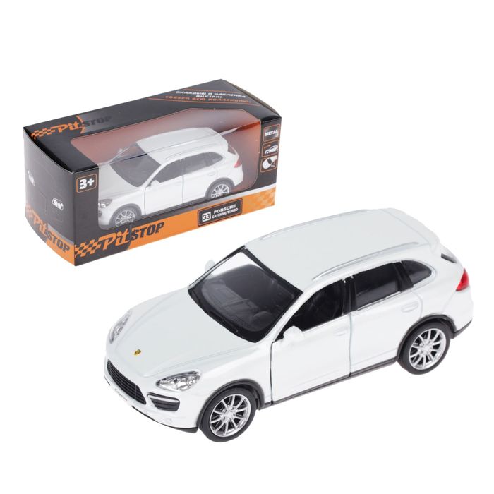 Машина инерционная Porsche Cayenne Turbo, белая, масштаб 1:32