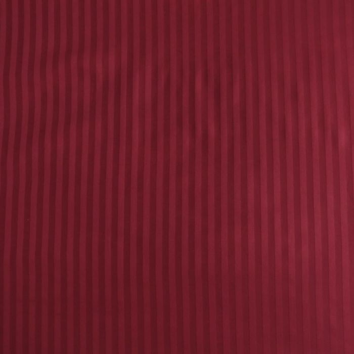 Комплект наволочек "Этель basic" цвет бордо, 50х70+5 см-2 шт., страйп-сатин, 135 г/м2