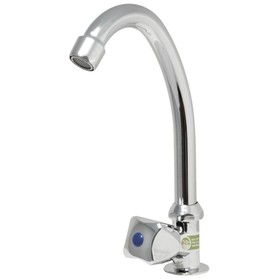 

Кран настольный Juguni JGN1030, крепление-гайка, моно, кран-букса резина, хром.маховик