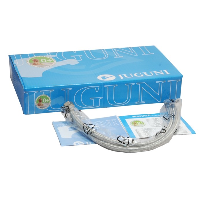 Смеситель для мойки одноручный Juguni JGN0321/D с гибкой подводкой, литой поворотный излив, картридж 40 мм