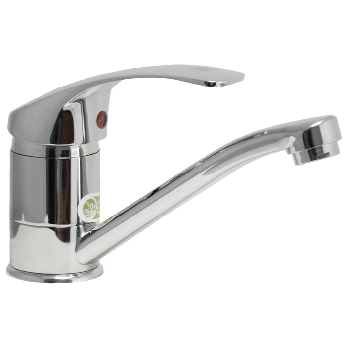 Смеситель для умывальника одноручный Juguni JGN0421/B с гибкой подводкой, литой поворотный излив 150 мм, картридж 40 мм