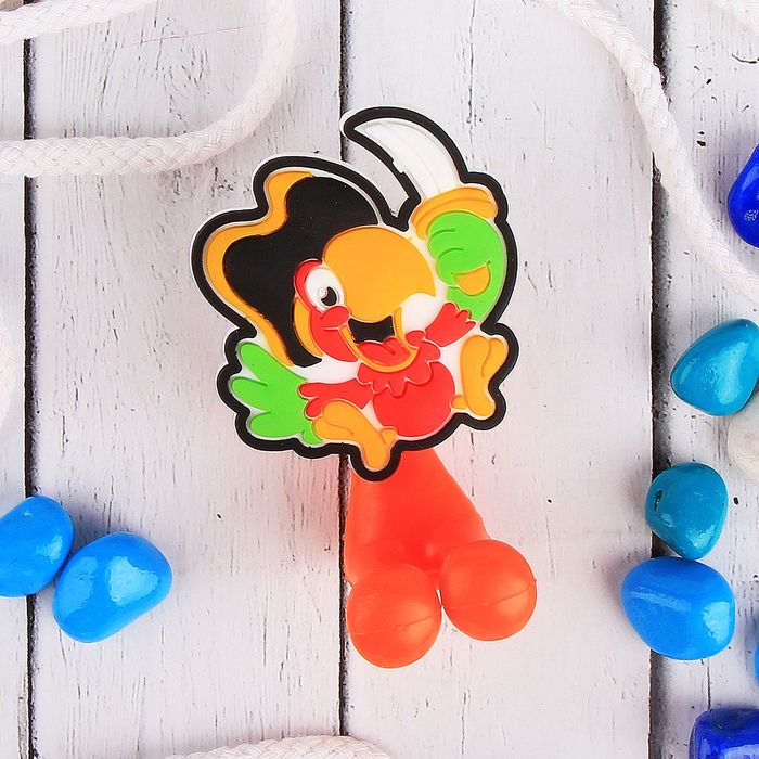 Держатель для зубной щетки детский "Попугай"