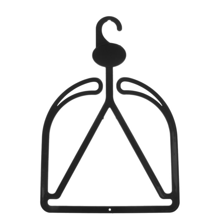 Вешалка контурная 19*27, (фасовка 10 шт), цвет чёрный