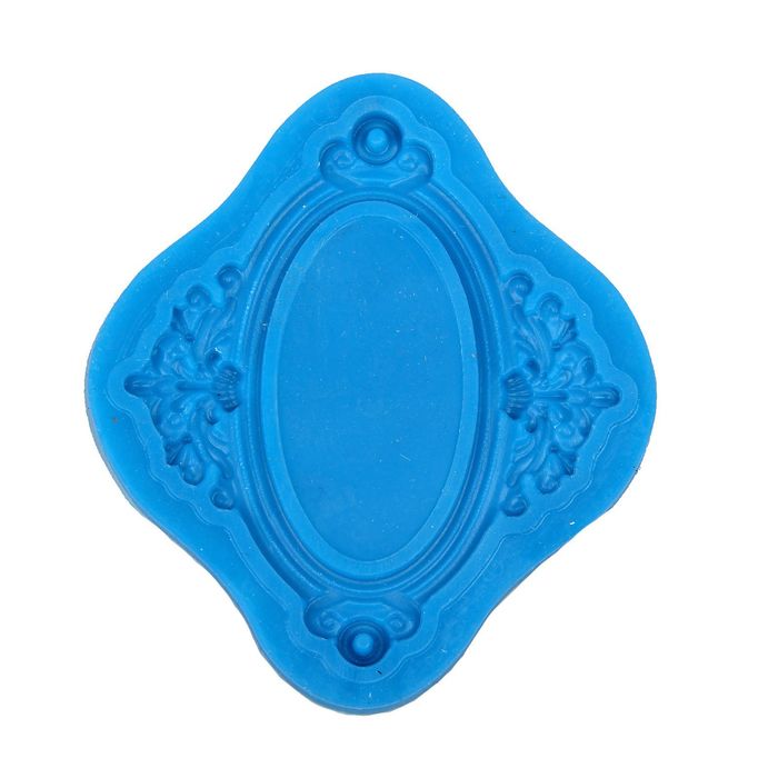 Молд силикон для полимерной глины "Рама овальная" 6,5х5,5 см