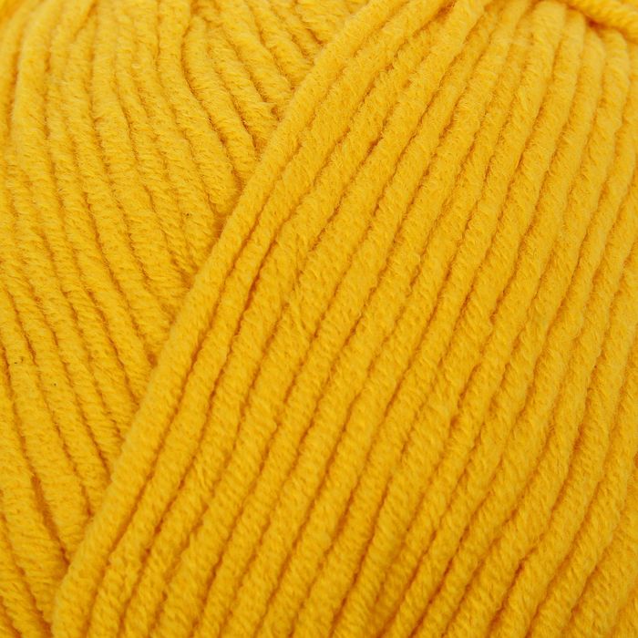 Пряжа "Cotton Gold Plus" 55% хлопок, 45% акрил 200м/100гр (216 цыпленок)